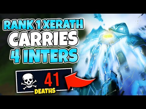 #1 XERATH WORLD ATTEMPTS THE ULTIMATE 1V9 CARRY! CAN HE DO IT?! (THIS IS SAD) - League of Legends
