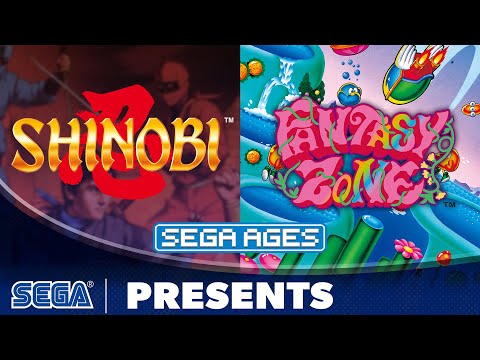 SEGA AGES Shinobi & Fantasy Zone | Launch Trailer thumbnail