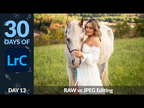 RAW vs JPEG Editing in Lightroom - Day 13