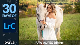 RAW vs JPEG Editing in Lightroom - Day 13