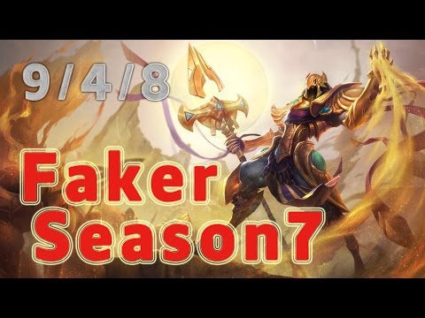 SKT T1 Faker Azir MID vs Jhin Patch 7.7