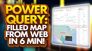 Power Query Tutorial in Power BI - Build Your Web Data to Map in 6 Minutes