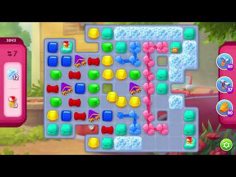 Homescape（夢幻家園）level 3843 沒有使用道具，no boosters