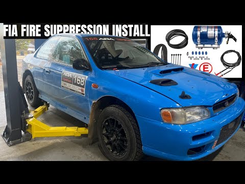 Installing A FIA Fire Suppression System In My GC8 Rally Car