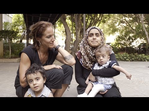 INARA's founder Arwa Damon meets baby Mazen