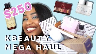 I spent $250! hyped up Korean skincare haul - Wishtrend, Yesstyle Haul