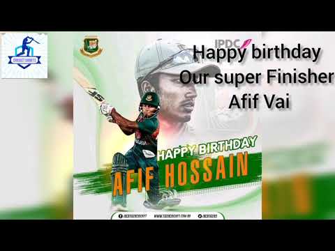 Happy birthday Afif