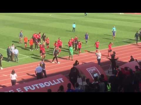 Festa e fitores/ Futboll femra, Shqipëria mund Greqinë 2 – 1 në “Elbasan Arena”