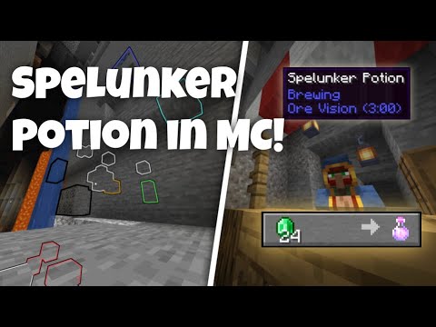 Making Terraria's Spelunker Potion in Minecraft!
