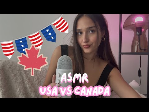 asmr - USA vs Canada (pt.2 of cultural differences 🇺🇸🇨🇦)