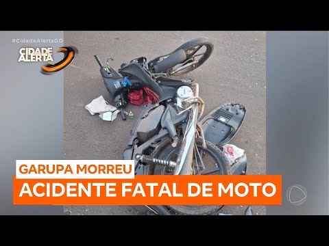 Mulher de 33 anos morre após moto colidir contra carro estacionado em Caiapônia (GO)