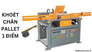 Máy khoét chân pallet 1 điểm Woodmaster WM-701PN