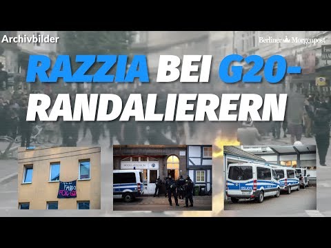 Razzia bei G20-Randalierern