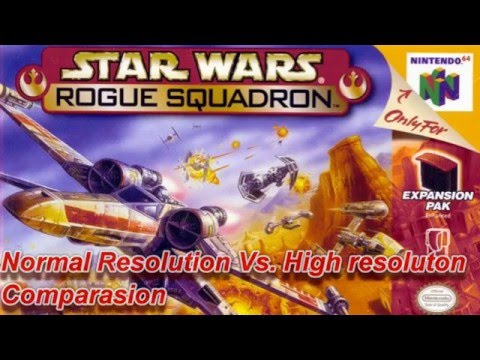 Star Wars Rogue Squadron Normal Res Vs High Res