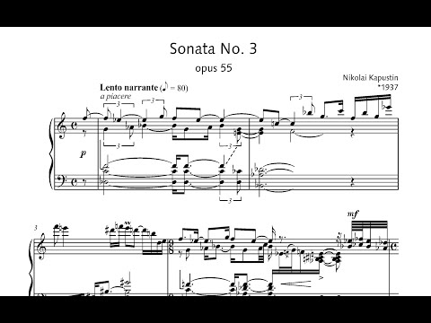 N. Kapustin - Piano Sonata No. 3 Op. 55 (live)