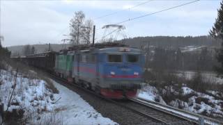 preview picture of video 'Green Cargo Rc4 1145 + 1271 Rånåsfoss 02.03.2015'