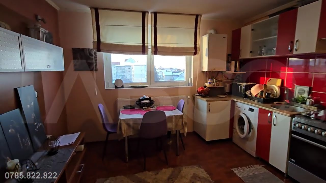 Apartament 3 camere de vanzare mobilat Valea Aurie Sibiu Comision 0 - Video