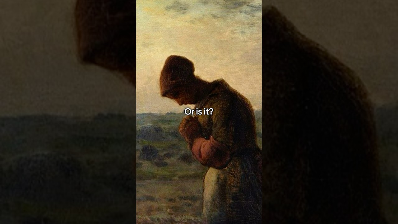 The Angelus by Jean-Francois Millet #history #art