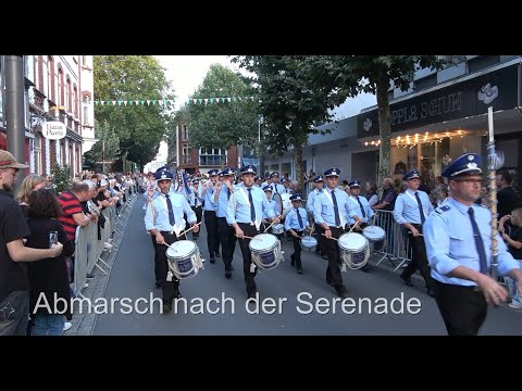 Grevenbroich. Abmarsch nach der Serenade Schützenfest 2025