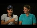 Roger Federer & Rafa Nadal can't stop laughing when filming charity match promo ?