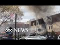 Authorities investigate deadly gas explosion, fire in New York City