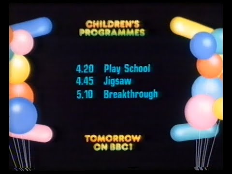 Thursday 9th September 1982 BBC2