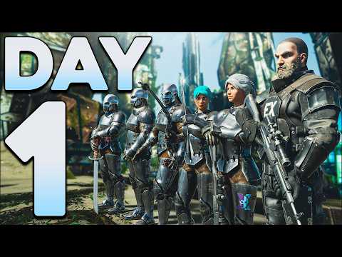 How 6 Youtubers Take Over ARK's Most Populated Server! - ARK PvP