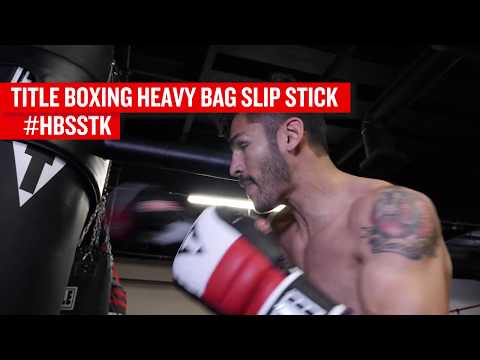 TITLE Boxing's Heavy Bag Slip Stick - TITLE Boxing - Slip Bag Training