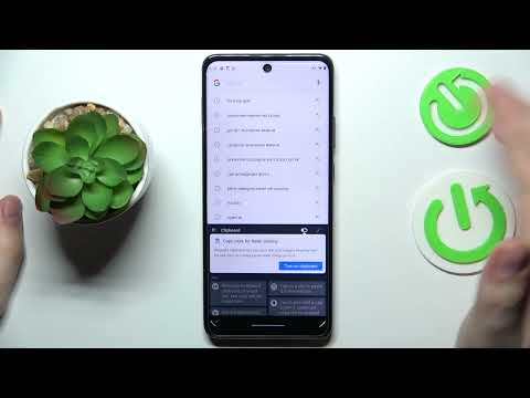 How to Activate the Keyboard Clipboard on the MOTOROLA One 5G Ace