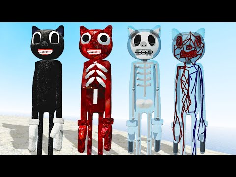 INSIDE CARTOON CAT 💀 Bad Trevor Henderson Dupes 59 (Garry's Mod)