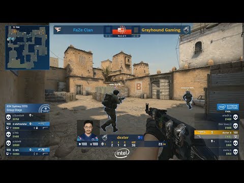HUGE UPSET?! - FaZe vs Grayhound - IEM Sydney 2019 - CS:GO