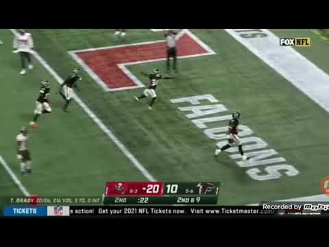 Atlanta vs Tampa bay 12-5-22 Marlon davidson pick Six