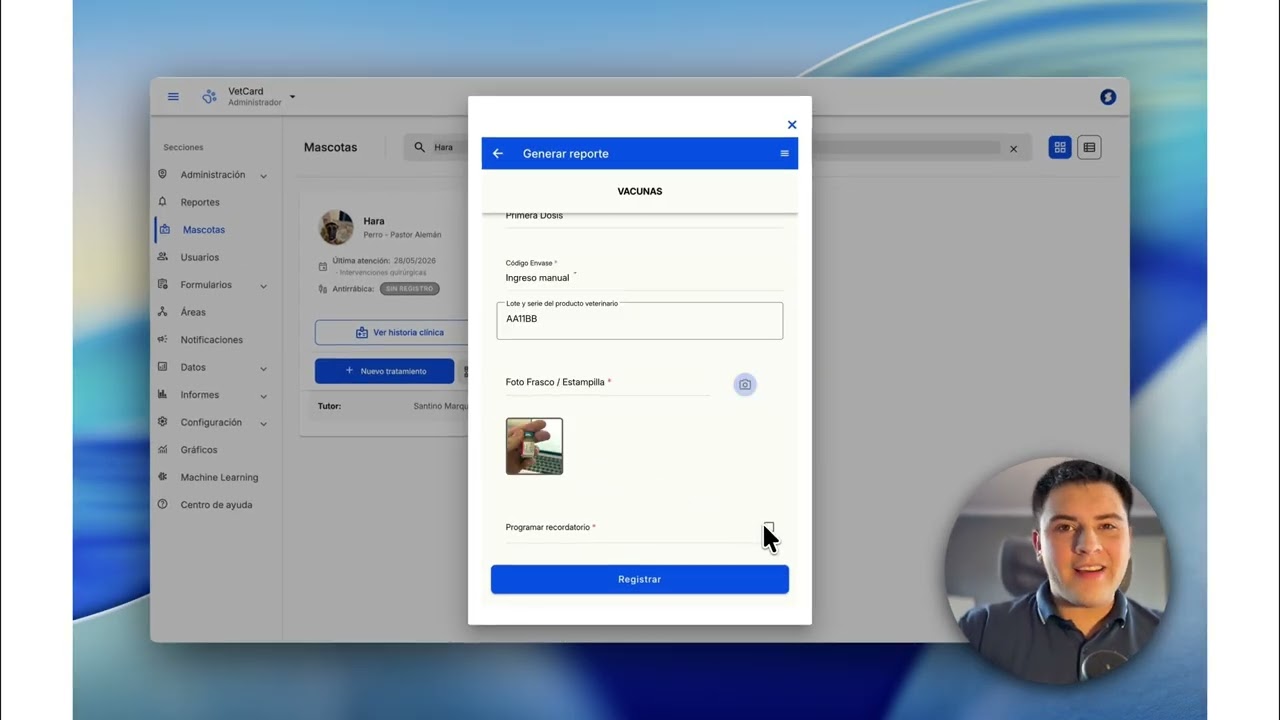 Cómo registrar una vacunación