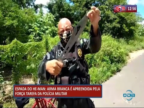 ROTA DO DIA 27 04 20  "Espada do He man" eÌ apreendida pela Força Tarefa