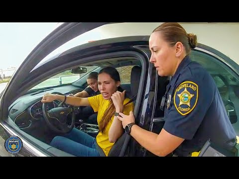 Romantic Night Turns Into a Drug Bust for Karen at Traffic Stop | Karens Getting Arrested By Police