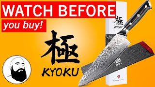 Watch BEFORE you buy the Kyoku Kitchen Knife - Unboxing and Review