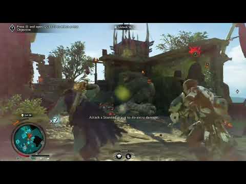 middle-earth: shadows of war. graug kills drake