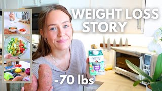What I Ate to Lose 70 lbs After My 4th Baby | simple meal ideas + grocery haul