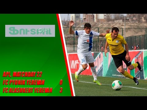 APL, matchday 22 FC Pyunik Yerevan - FC Alashkert 0-3