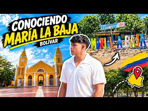 NO ESPERABA ENCONTRAR ESTO EN MARÍA LA BAJA 😱 | Conociendo un PUEBLO de BOLÍVAR 🇨🇴