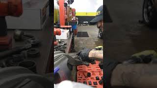 2002 Lincoln LS lower ball joint removal and installion