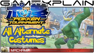 Pokkén Tournament - All Alternate Costumes (Mirror Battles)
