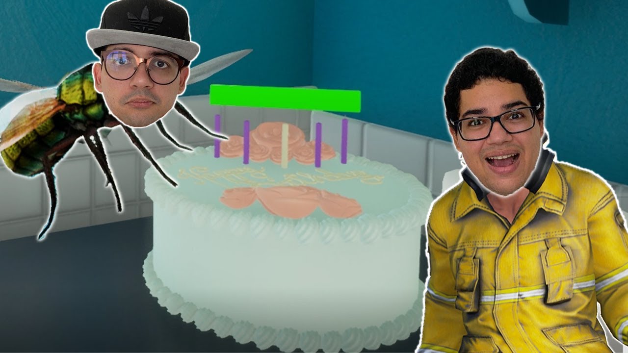 NÃO DEIXE A MOSCA COMER O BOLO DE ANIVERSÁRIO!!!