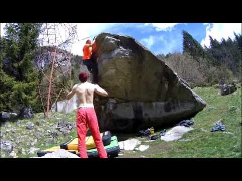 Val Daone bouldering