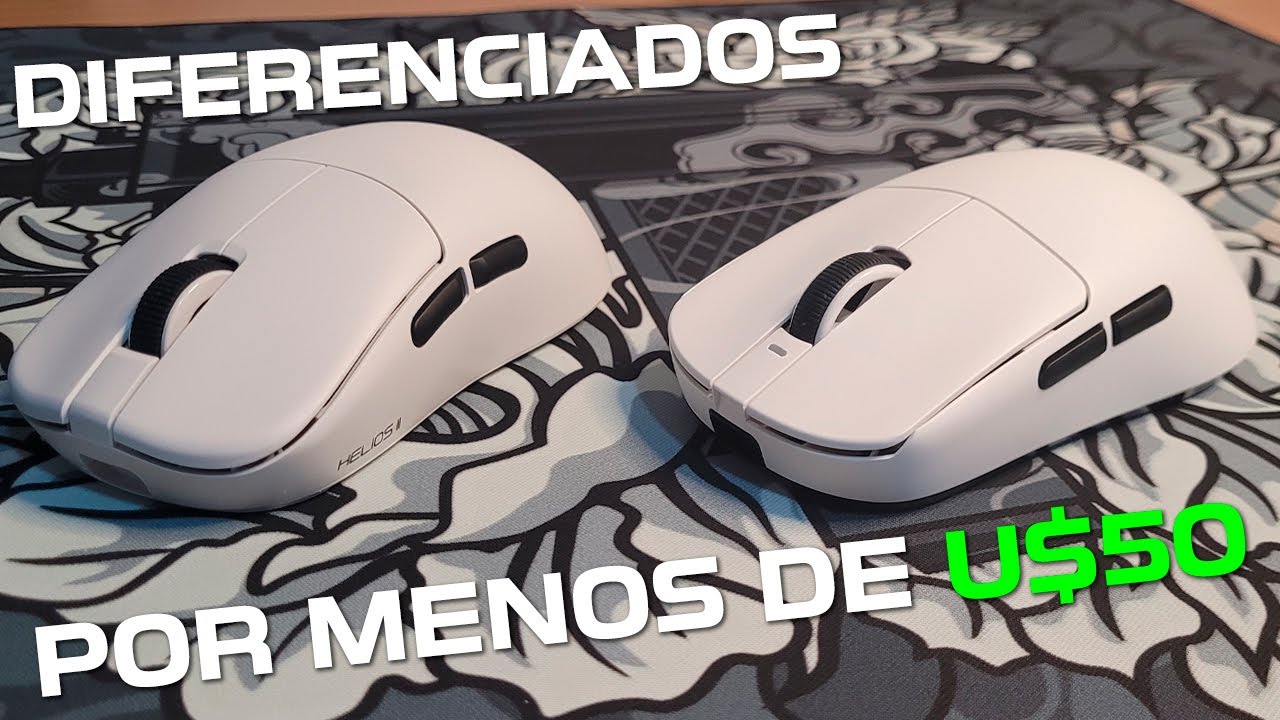 VXE R1 Pro Max vs Fantech Helios II - COMPARATIVO | Os Melhores Mouses por Menos de $50