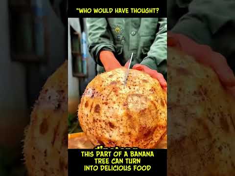 This Part of a Banana Tree Can Turn Into Delicious Food #tips #ideas
