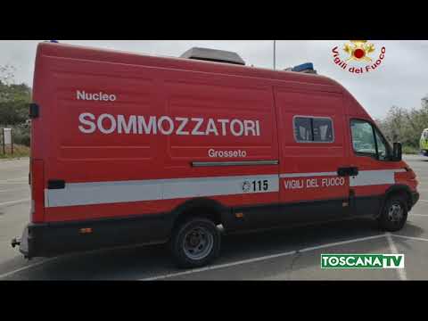 2020-05-16 GROSSETO - DISPERSO NEL GROSSETANO, TROVATO DAI VVF