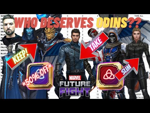 ODIN's BLESSING GUIDE!! WHO YOU SHOULD TAKE ODIN's FROM.?! WHO TO GIVE THEM TO?! MARVEL FUTURE FIGHT