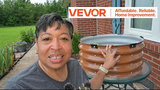 VEVOR 3 Pcs 2x2x1ft Round Galvanized Raised Garden Bed Kit #vevor