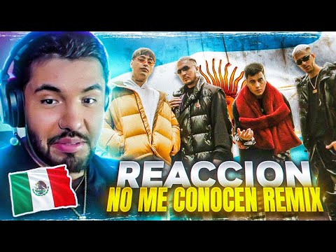 MEXICANO REACCIONA a NO ME CONOCEN (REMIX) - BANDIDO, DUKI, REI, TIAGO PZK